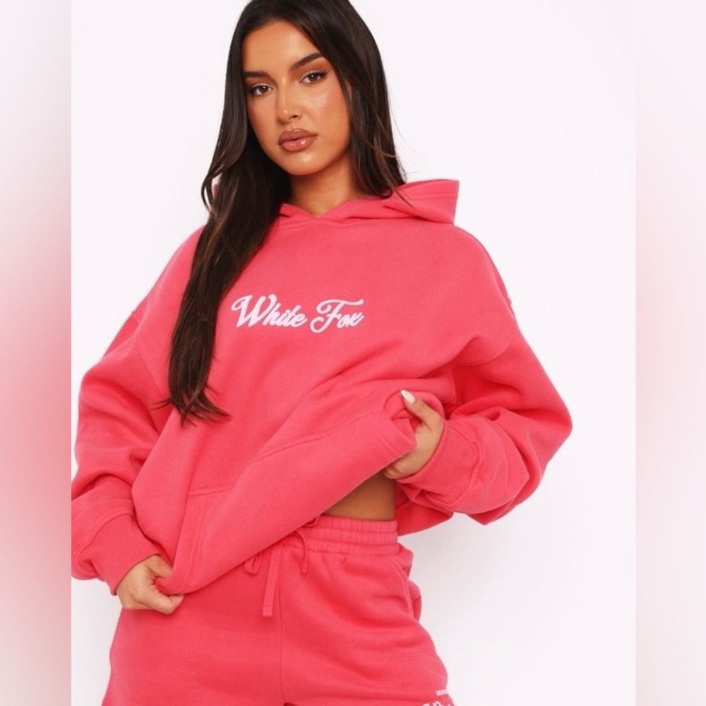 White Fox Hoodie Sorbet S/M